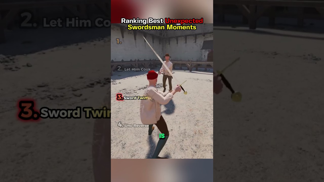 Ranking Best Unexpected Swordsman Moments⚔️