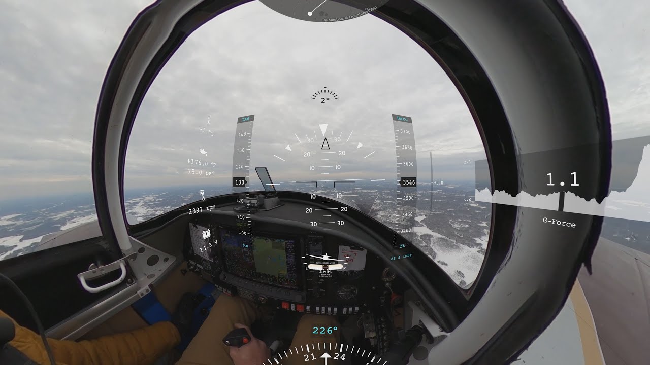 VR demo footage &mdash; Telemetry Overlay