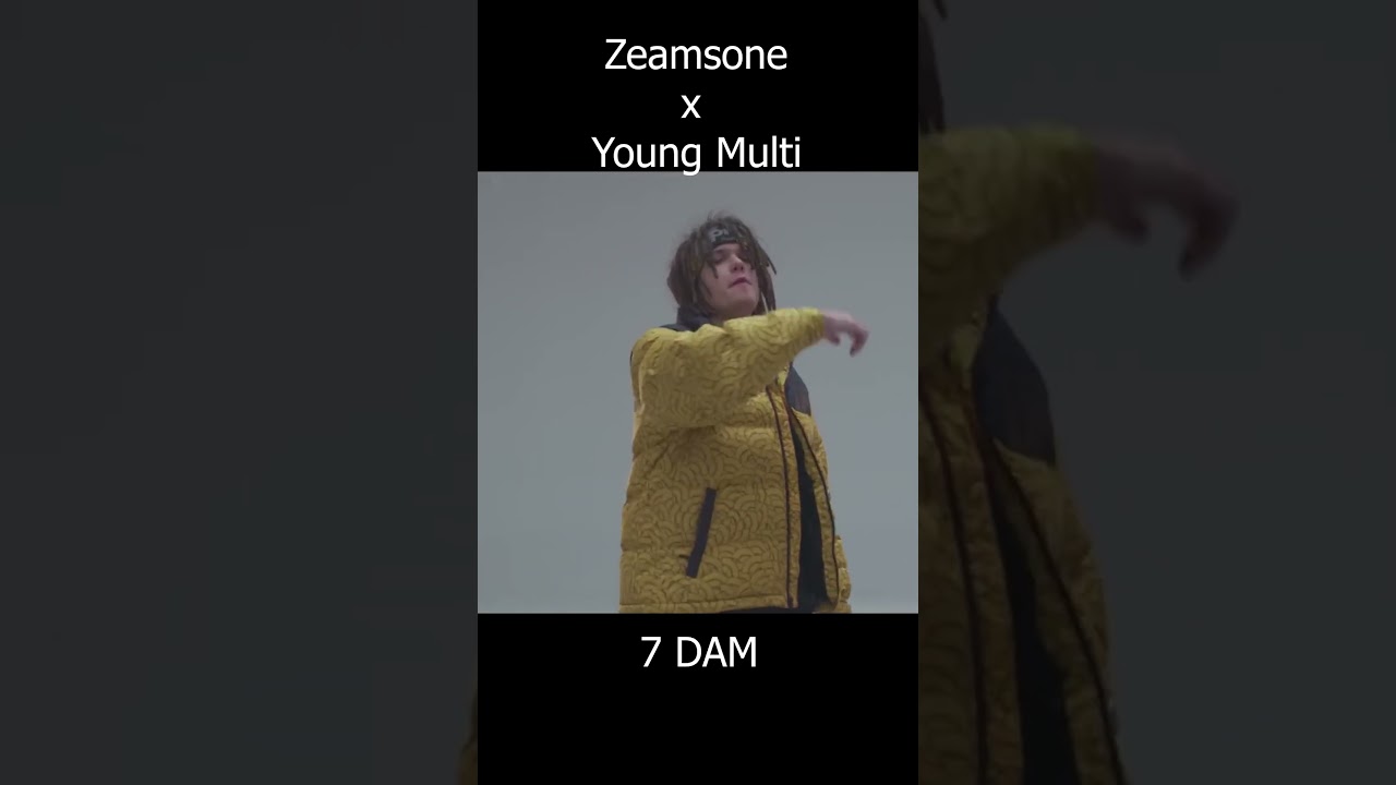 Zeamsone x Young Multi - 7 DAM (AI COVER)[CAŁY KAWAŁEK W OPISIE] #rap #shorts #multi #zeamsone