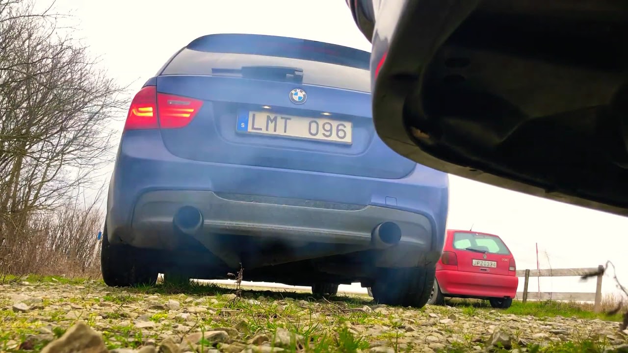 BMW 335D straight pipe. (Dpf delite)