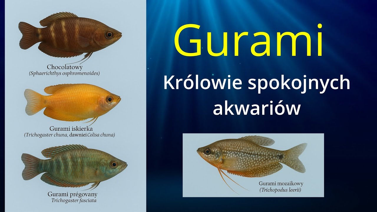 Gurami. Piękno i tajemnice podwodnego świata