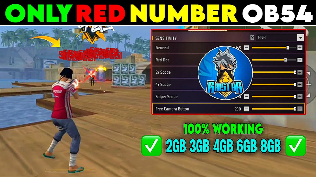 Free Fire Headshot Setting After Ob54 Update 2026⚡Best Sensitivity Settings ⚙️| Sensitivity Setting 