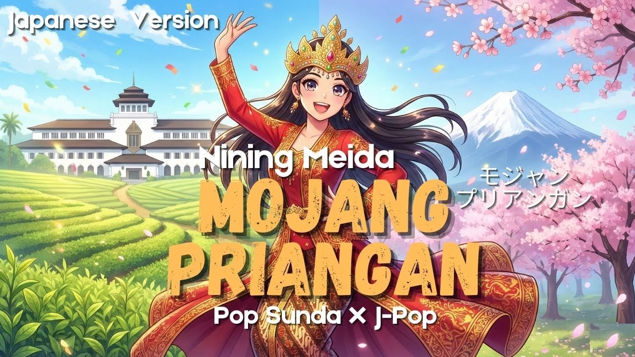 Lagu Sunda Mojang Priangan ( モジャン・プリアンガン ) Versi Jepang (Nining Meida) 🇯🇵 UNIK BANGET!