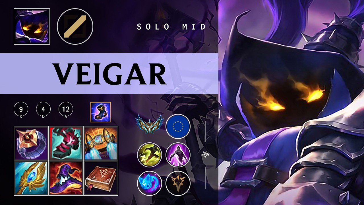 Veigar Mid vs Malzahar - EUW Challenger Patch 26.04