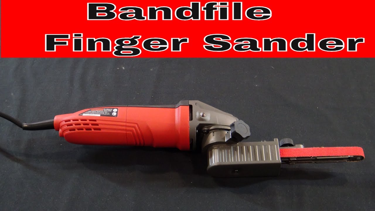 Harbor Freight /Bauer.... Пальцевая шлифовальная машина / Ленточная шлифовальная машина