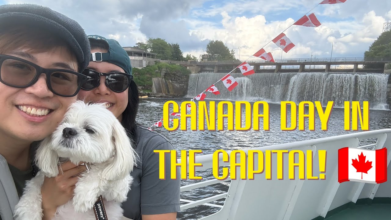 🇨🇦 CANADA DAY IN OTTAWA! Fireworks, Lady Dive Tour & Poutine | Ottawa Trip Part 2