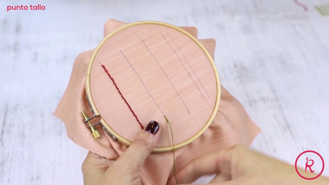 Tutorial bordado: Punto Tallo