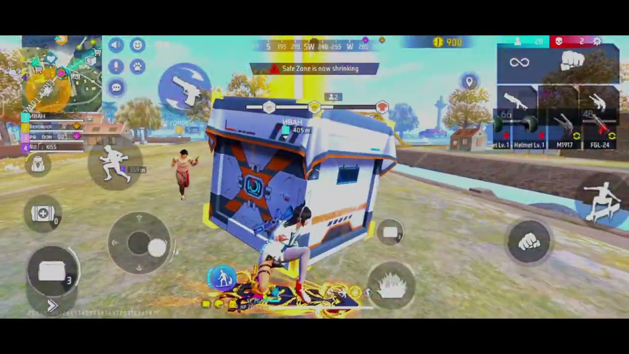 Bermuda Br rank match gameplay with sniper player teammates 😱|freefire gameply freefire attitud