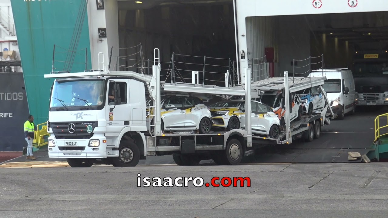 V&iacute;deo Llegada del Barco, 45 Rallye Islas Canarias 2021 by isaacro.com