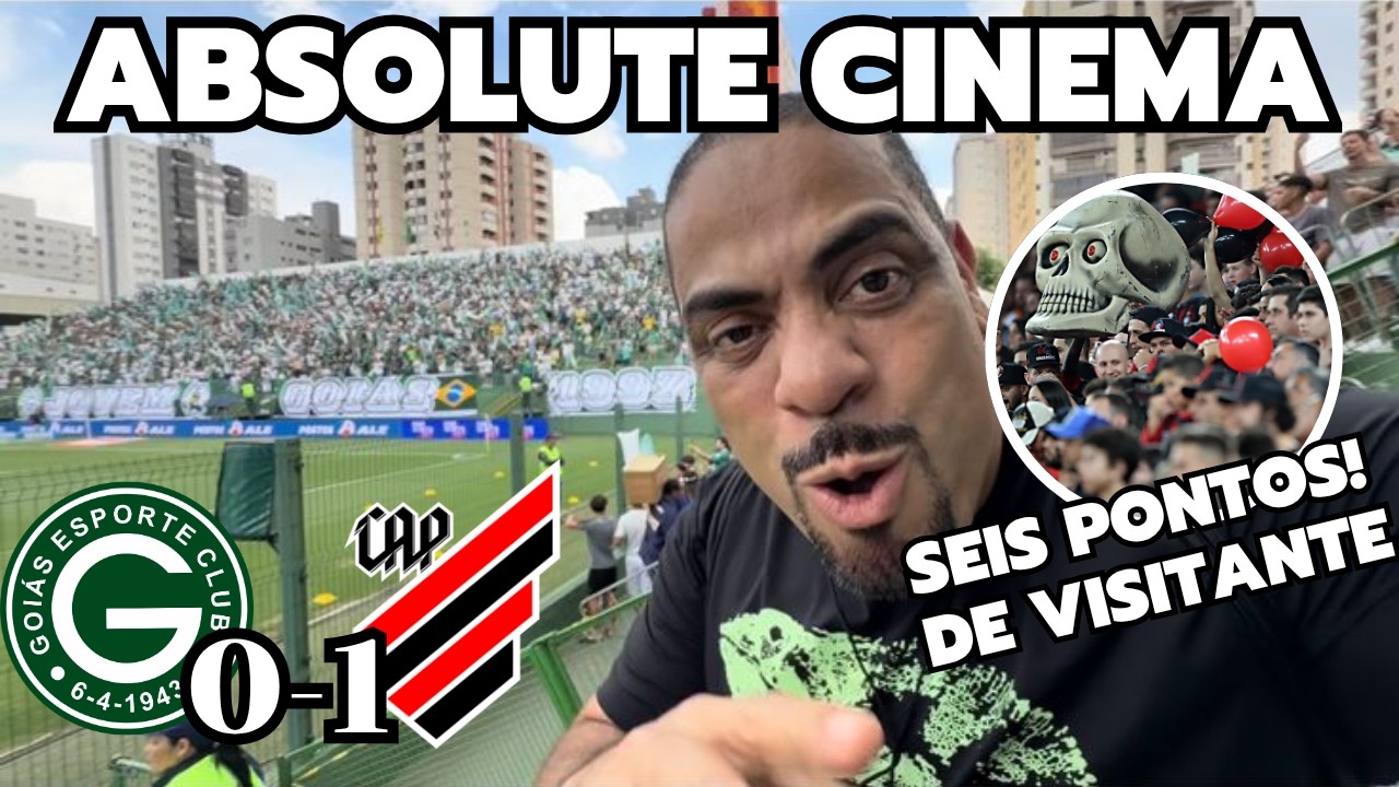 O QUE A TORCIDA VEZ EM GOIÂNIA FOI INACREDITÁVEL - GOÁS 0 x 1 ATHLETICO PR