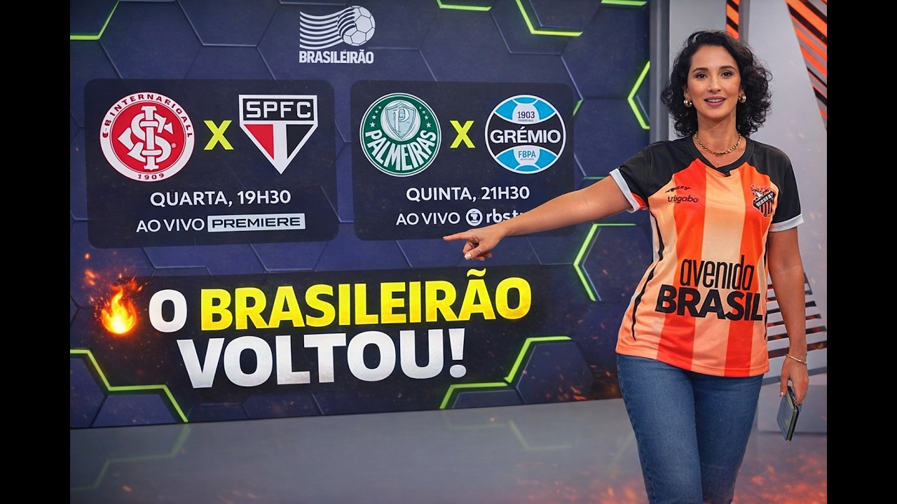 GLOBO ESPORTE RS: AGORA &Eacute; PRA VALER! Brasileir&atilde;o volta pegando fogo 🔥