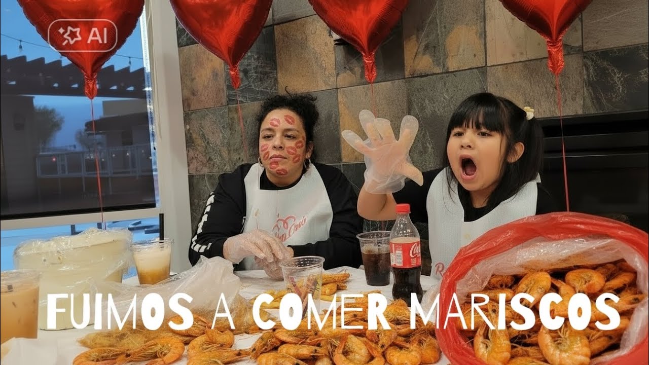 COMIMOS MARISCOS POR PRIMERA VEZ EN EL RESTAURANTE 