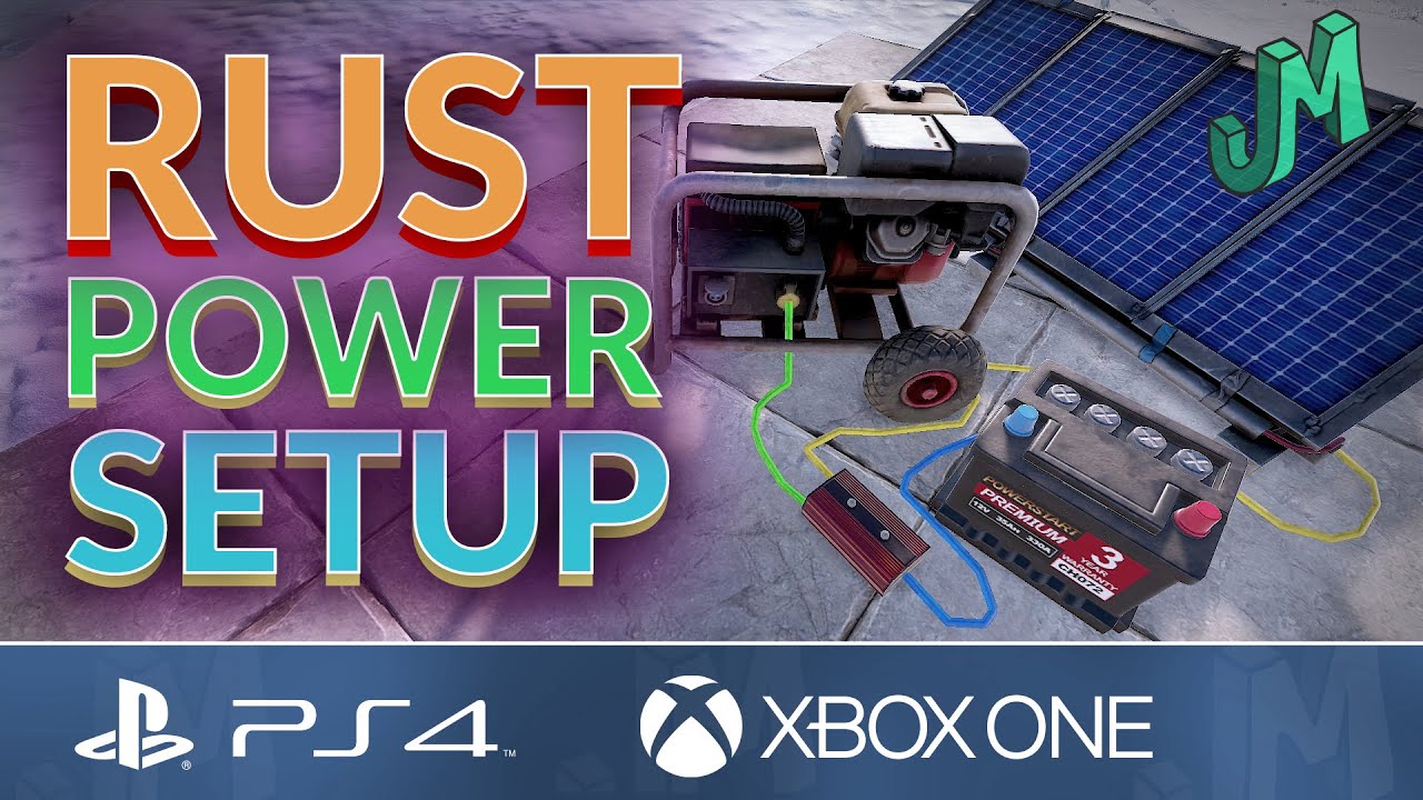 Руководство по базовой настройке электричества Power Surge 🛢 Rust Console 🎮 PS4, XBOX