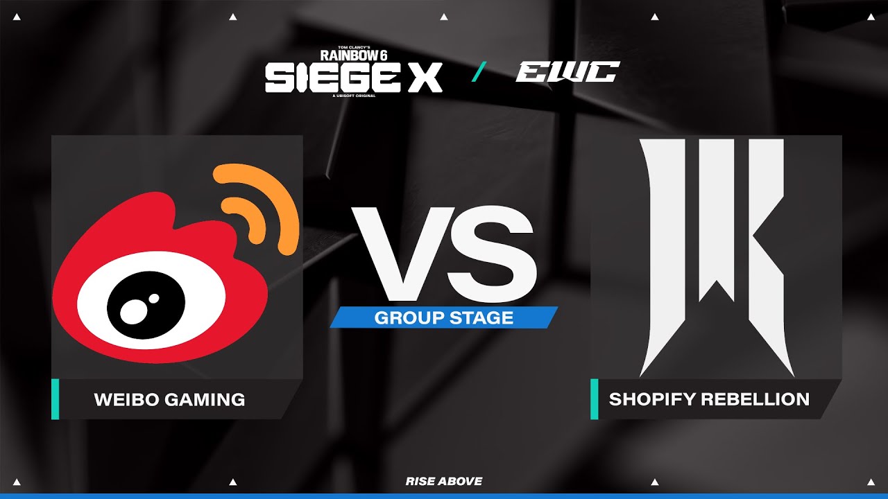 Weibo Gaming vs Shopify Rebellion | R6 Siege X at EWC 25 - Day 1 - Group Stage