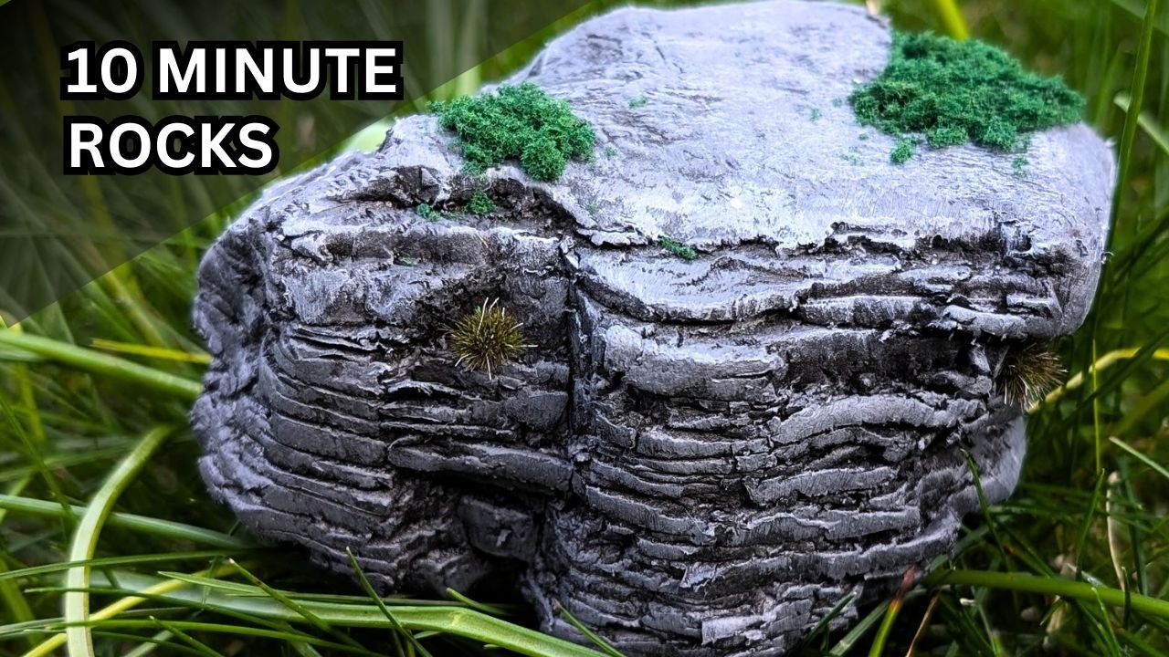 How to Make Your First Ever Scatter Terrain Rock (Beginner Guide)