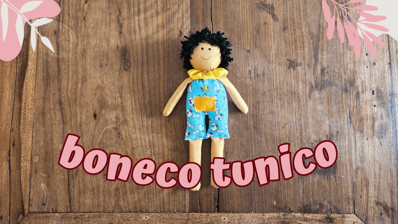 Boneco super fácil de fazer, vai pouco material!!!