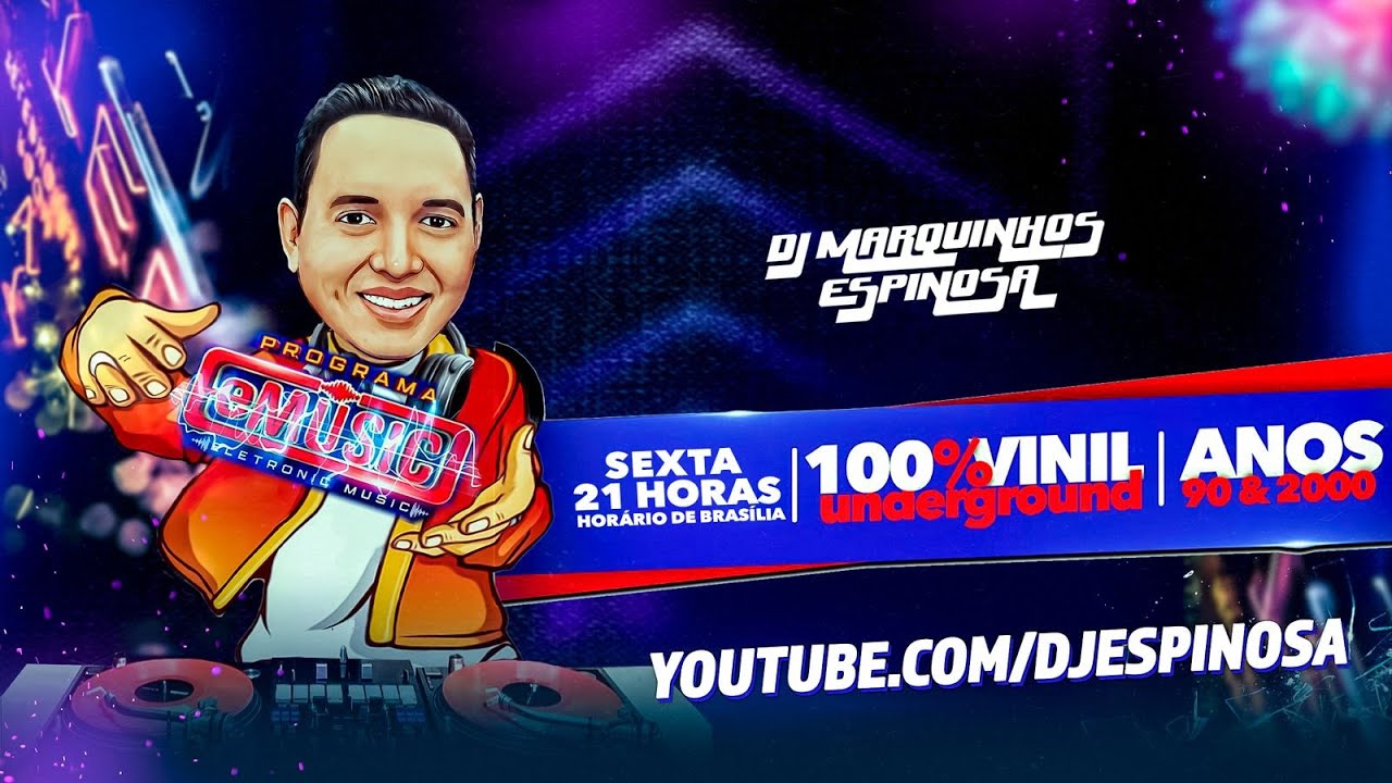 Sexta Underground anos 90 & 2000 com DJ Marquinhos Espinosa (100% Vinil)
