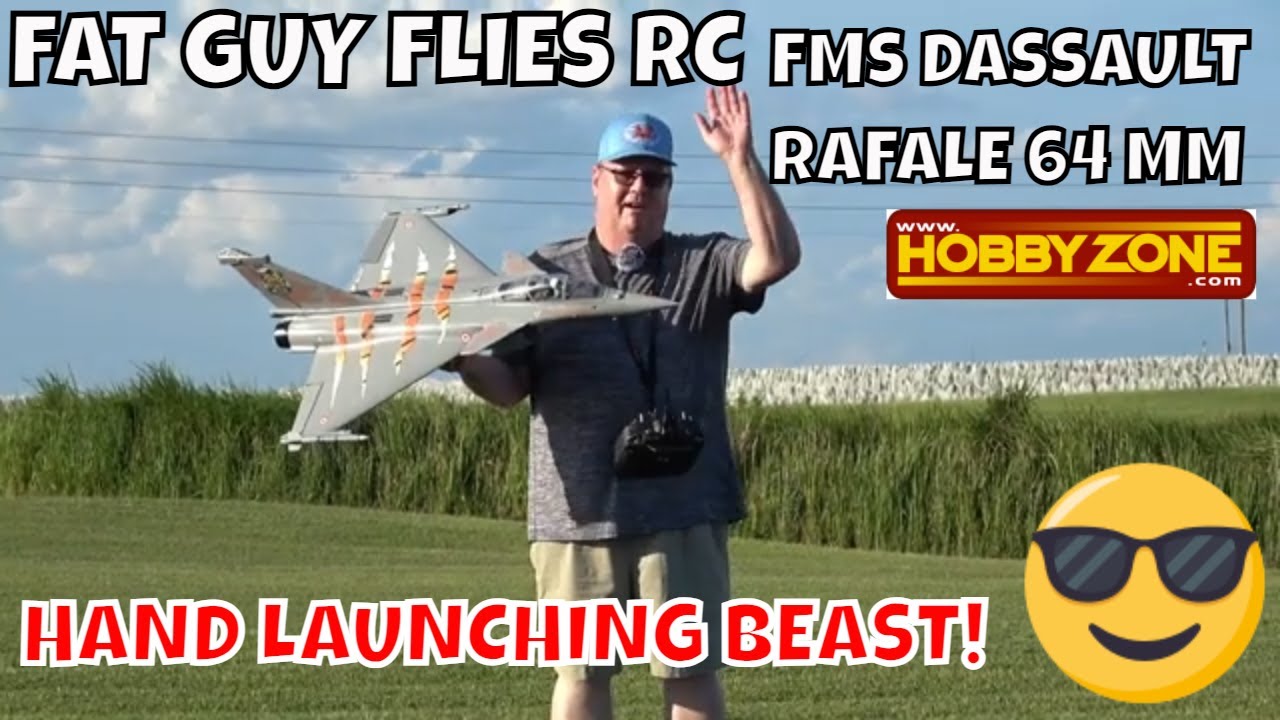FMS RAFALE 64MM HAND LAUNCH BEAST PART 1 by Fat Guy Flies RC