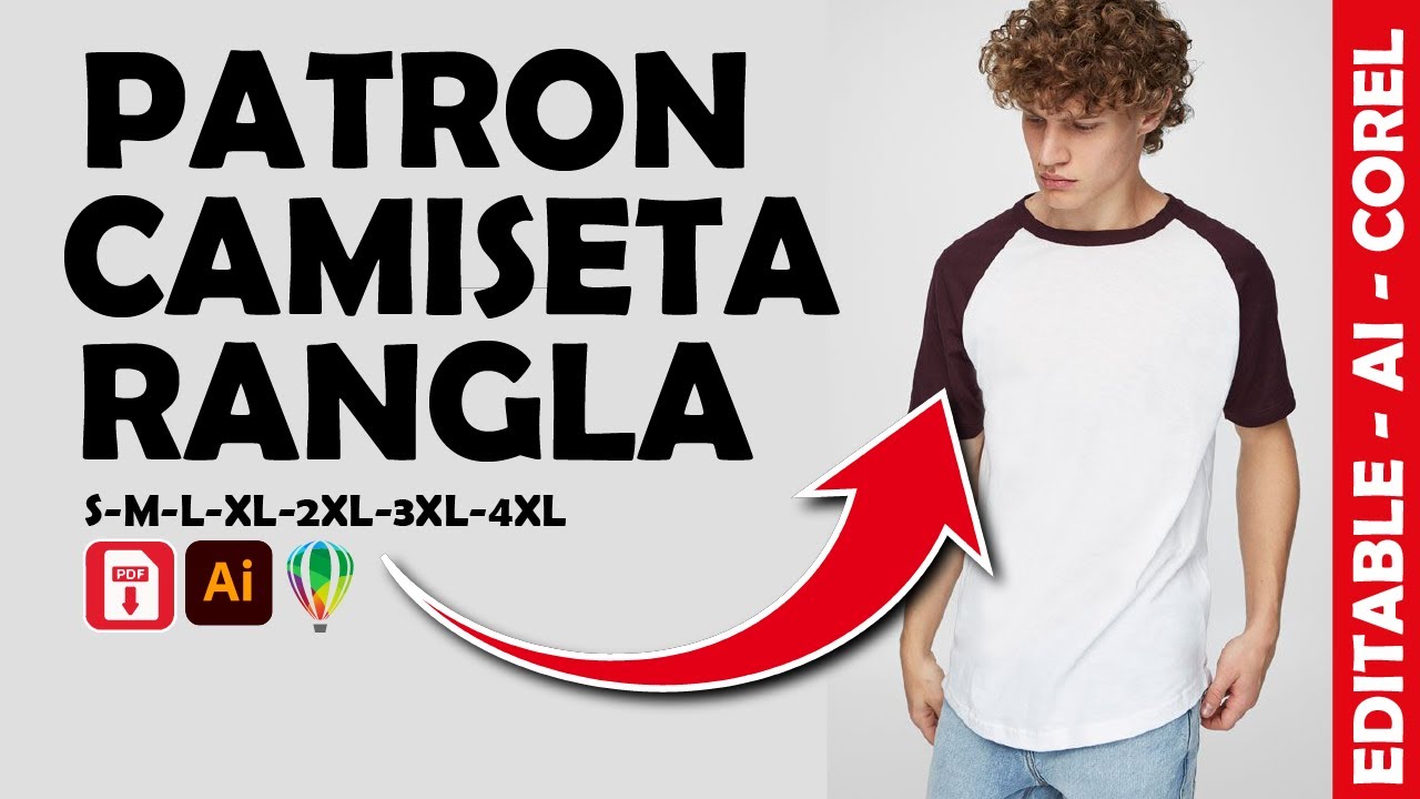 Moldes para Camiseta Manga Ranglan l Patrones para Camiseta Manga Ranglan