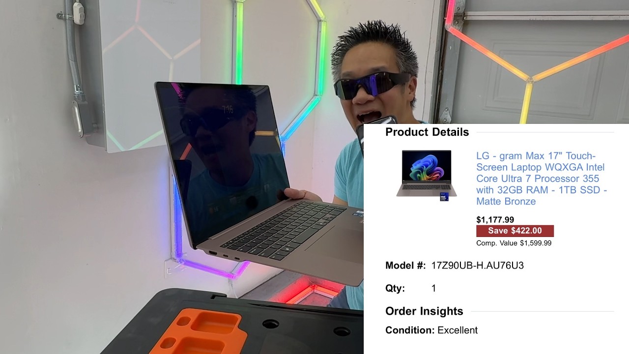 LG Gram Pro 17 2026 года с процессором Intel Core Ultra 7 355 3-го поколения Panther Lake! LG Gra...