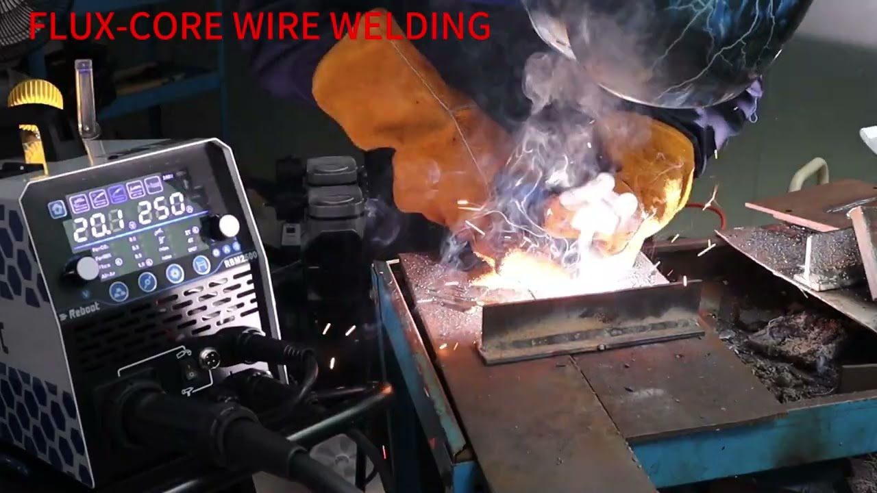 Reboot MIG Welder, 250Amp 6 in 1 Gas/Gasless Flux Core MIG/Stick/Lift TIG/Spot welding/Spool Gun