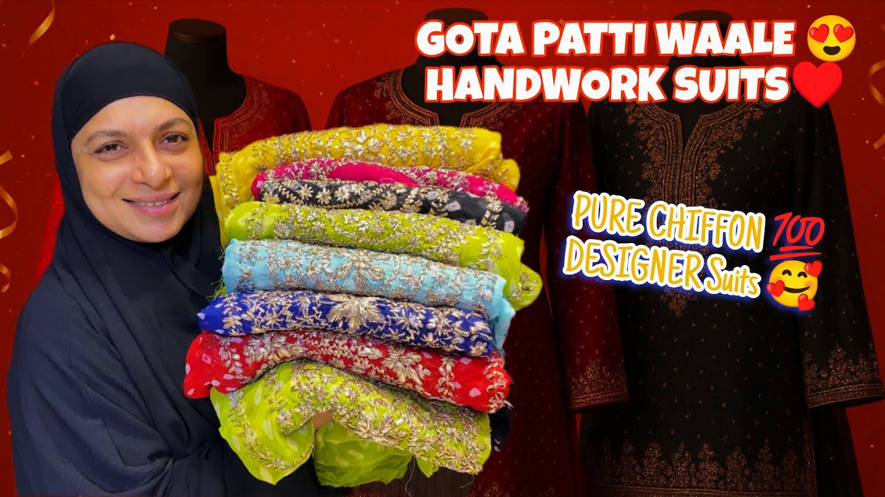 Premium Gota Patti Handwork waale suits 😍|Trending Designs ❤️| Stunning Festive Collection 🤩 