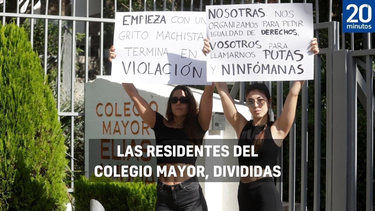 Las residentes del colegio Santa Mónica, divididas: del 