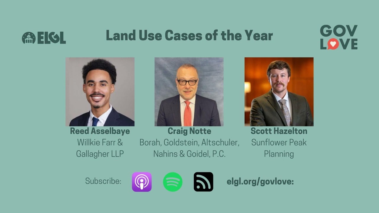 #709 Land Use Cases of the Year with the Planning and Law Division of the American Planning...