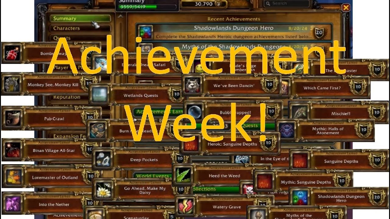 A Week of Achievements!