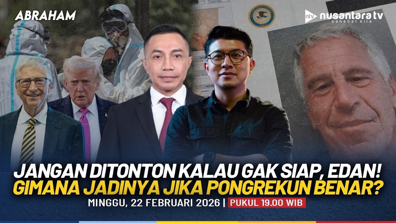 [RERUN] Soal Epstein Files, Gimana Jadinya Jika Dharma Pongrekun Benar? | ABRAHAM