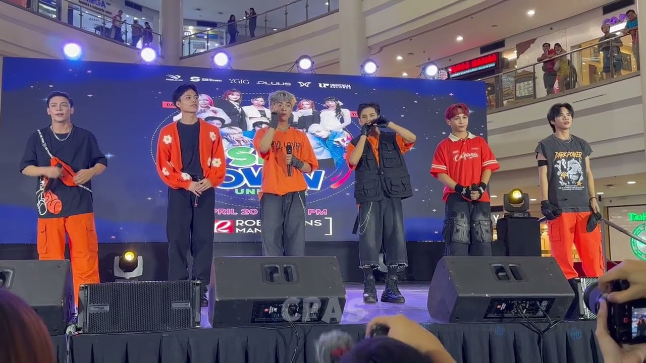 [FANCAM] PLUUS Introduction at SBT Own Universe Tour Robinsons Manila 042024