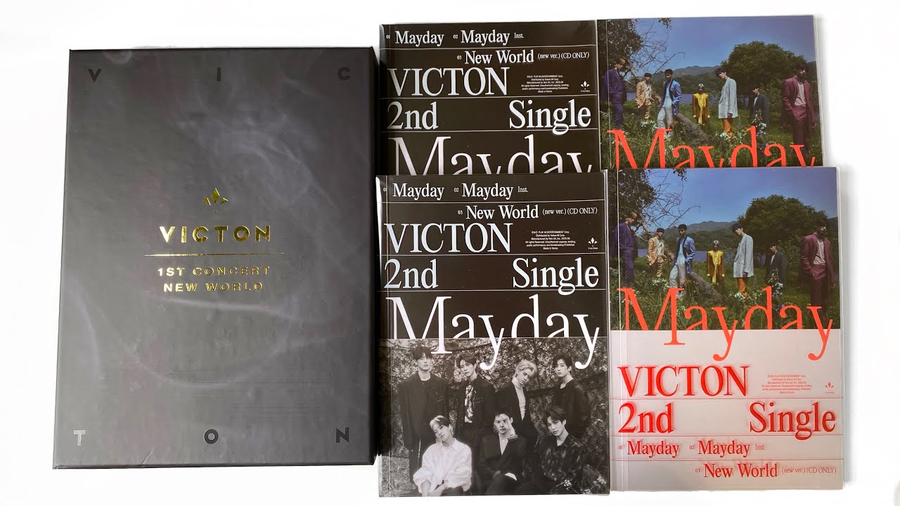 ✨ Unboxing 4 Copies of Victon 2nd Single ‘MAYDAY’ +  1st Concert DVD ✨