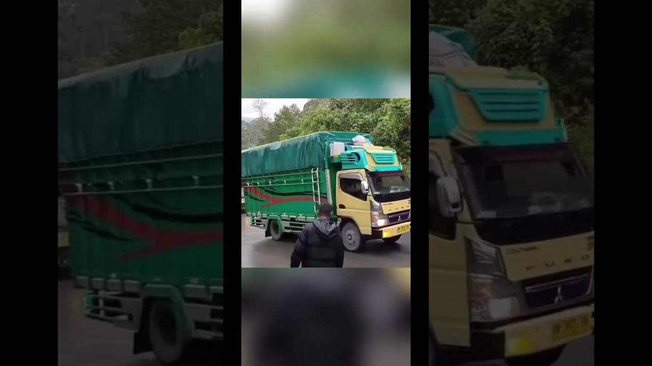 This Road is a Nightmare for Trucks! 🚛😱 #ChallengingRoad #satisfying