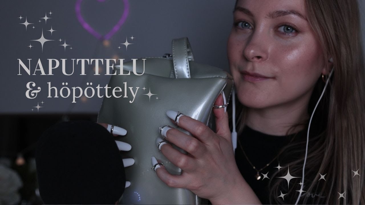ASMR SUOMI 🤗 Söpö naputtelu & höpöttely (Korkkialunen + meikkipussi)