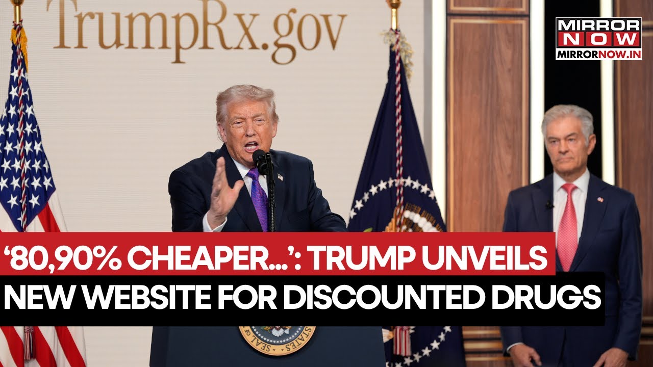 Trump Unveils 'Trump Rx' For Discounted Prescribed Drugs, Says Prices To Go Down By 80,90 Percent