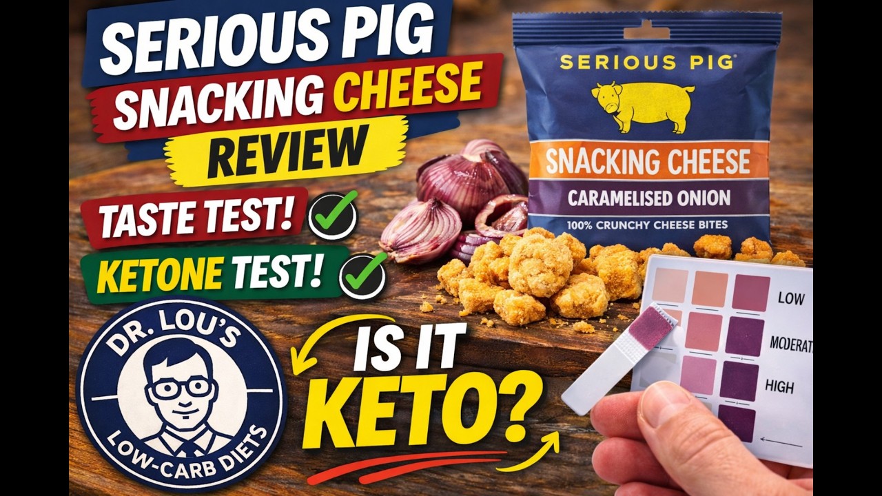 Serious Pig Snacking Cheese Caramelised Onion Review | Is It Really Keto? Ketone Test!