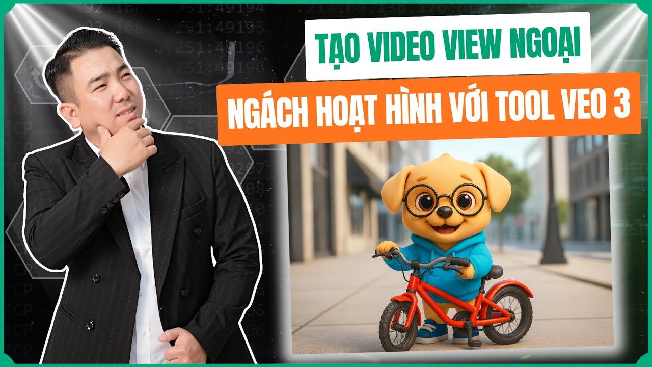C&aacute;ch L&agrave;m Video YouTube View Ngoại Ng&aacute;ch Hoạt H&igrave;nh Trẻ Em Bằng Tool Veo 3 Tự Động Si&ecirc;u Nhanh