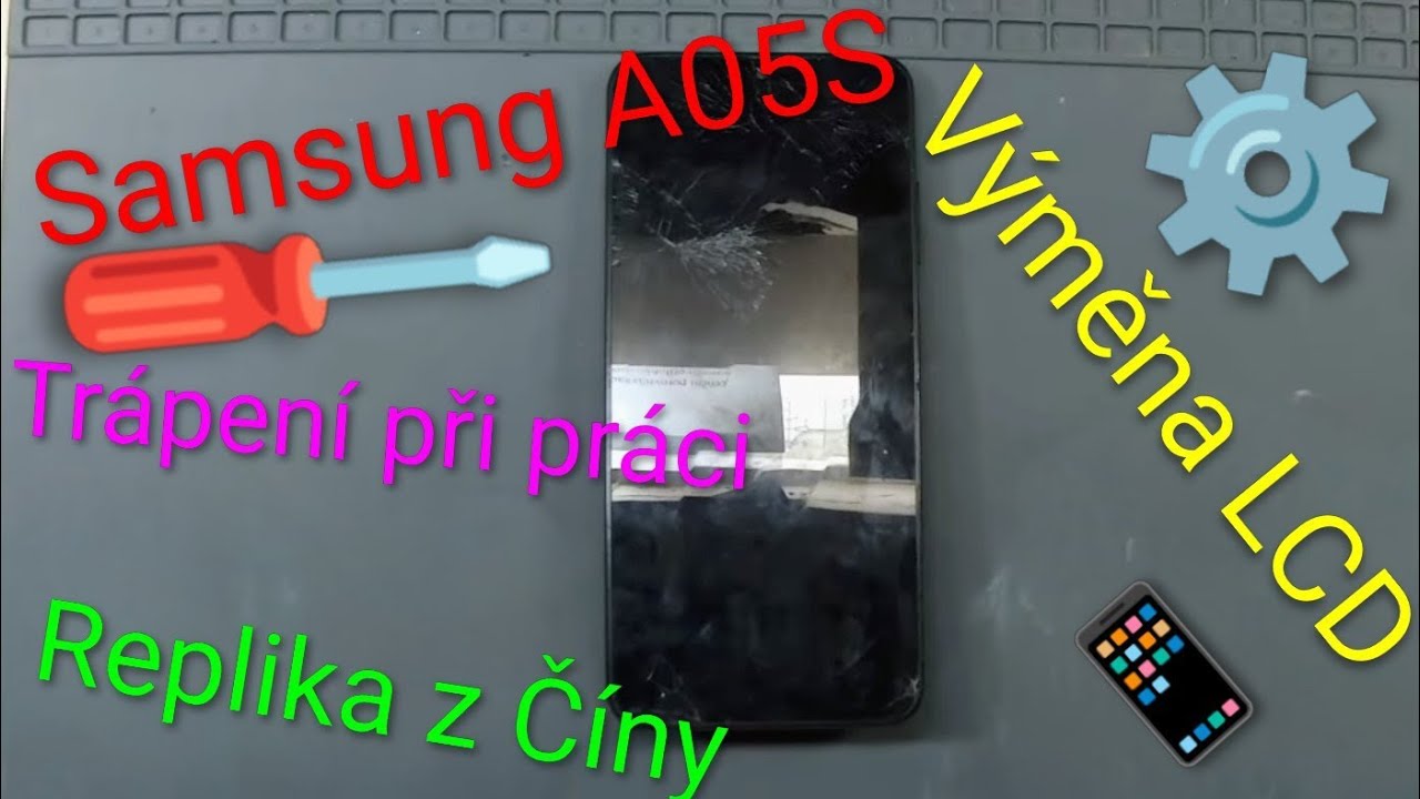 Samsung A05 - Pomuchlaný a replika display I špatná kombinace