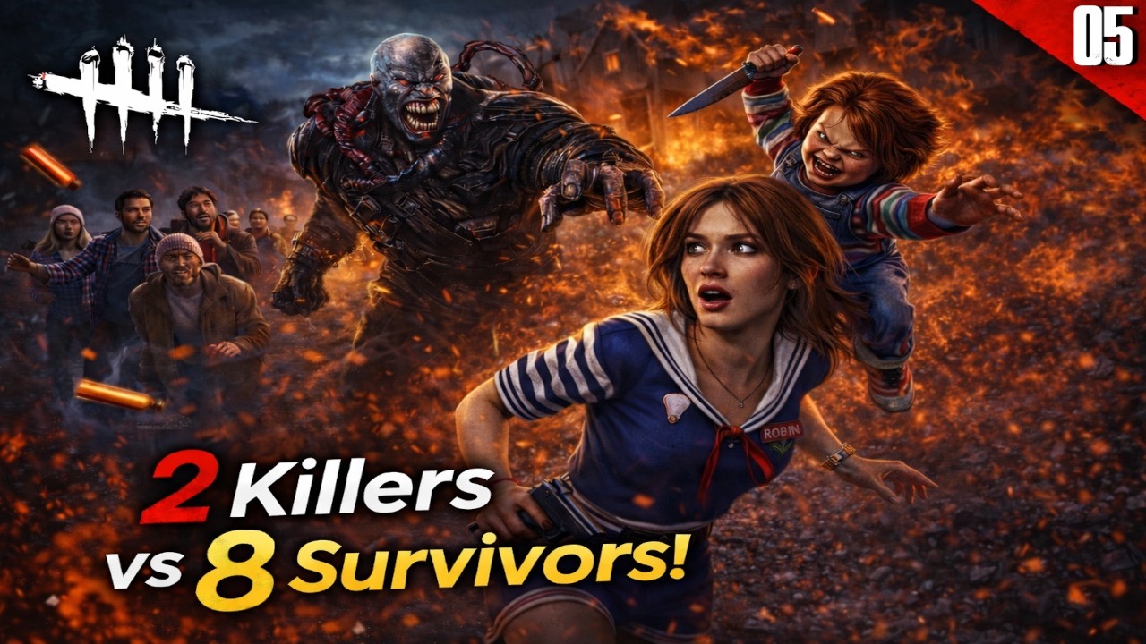 CHUCKY i NEMESIS TERRORYZUJĄ 8 OCALEŃCÓW! PEŁNY GAMEPLAYE 😈