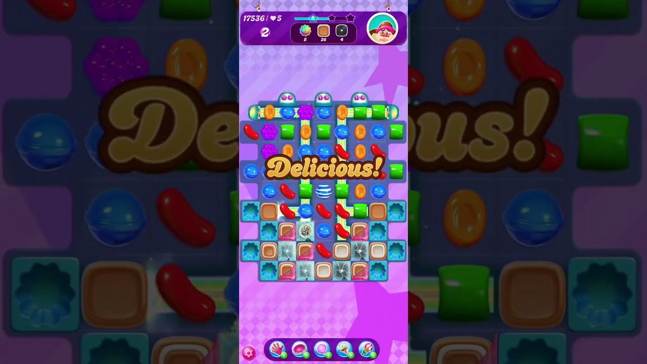 Candy Crush Saga level 17535-17536 completed