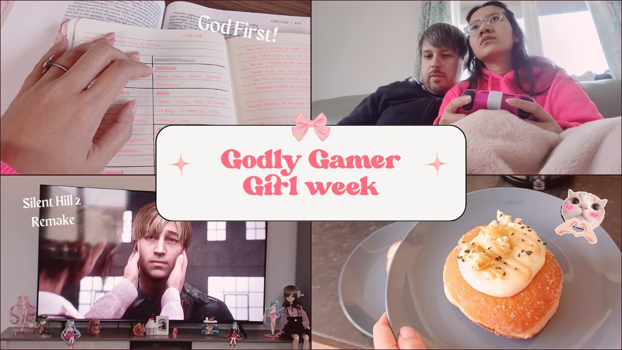 a Godly Gamer Girl Week ✝️🎮🎀 | Church, Bible Talks & Silent Hill 2