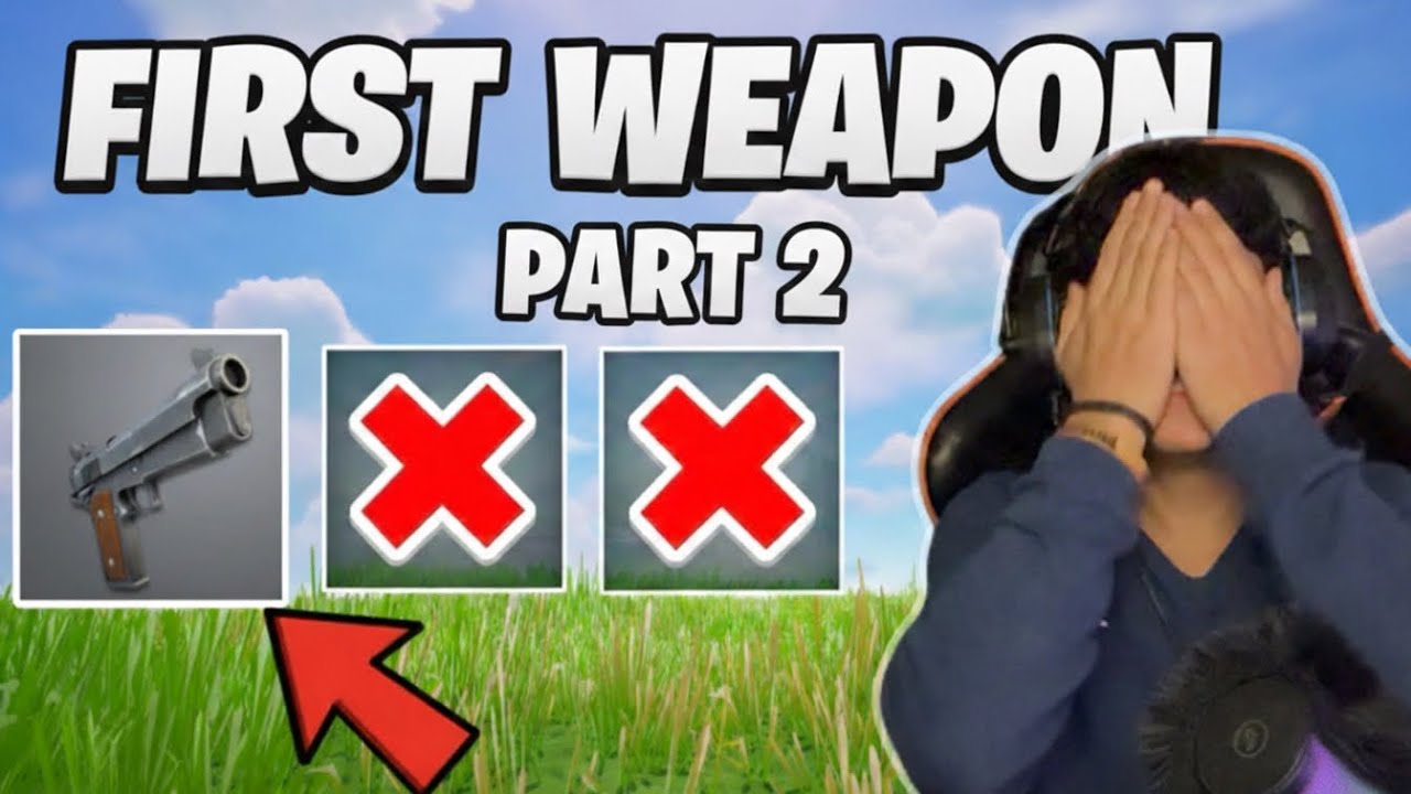 Fortnite but I can only use the FIRST weapon I touch...💀 Part 2