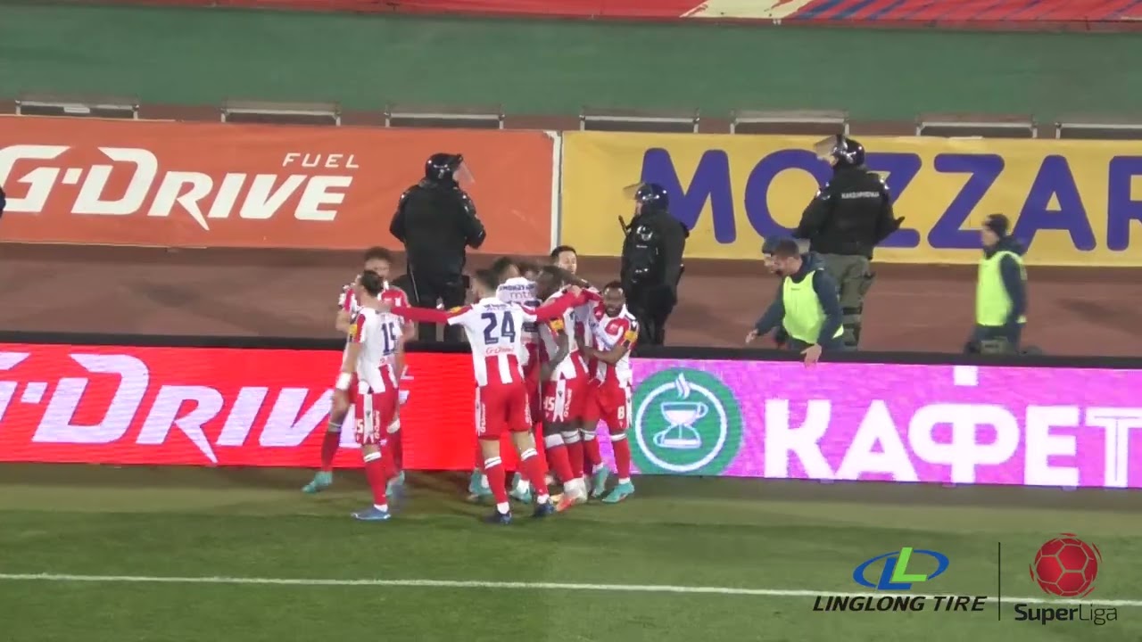 Linglong Tire Super liga 2021/22 - 24. kolo: CRVENA ZVEZDA – PARTIZAN 2:0 (2:0)