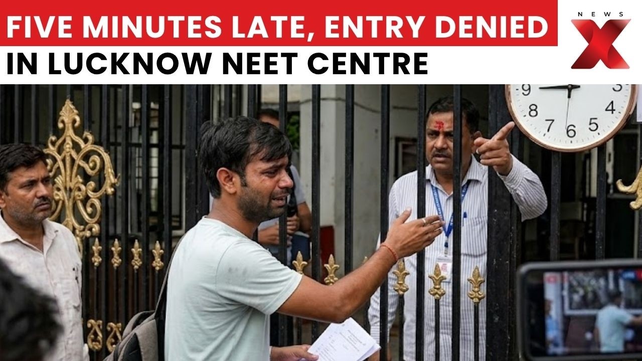 Lucknow Student Denied NEET Entry After Arriving Just Five Minutes Late | NewsX