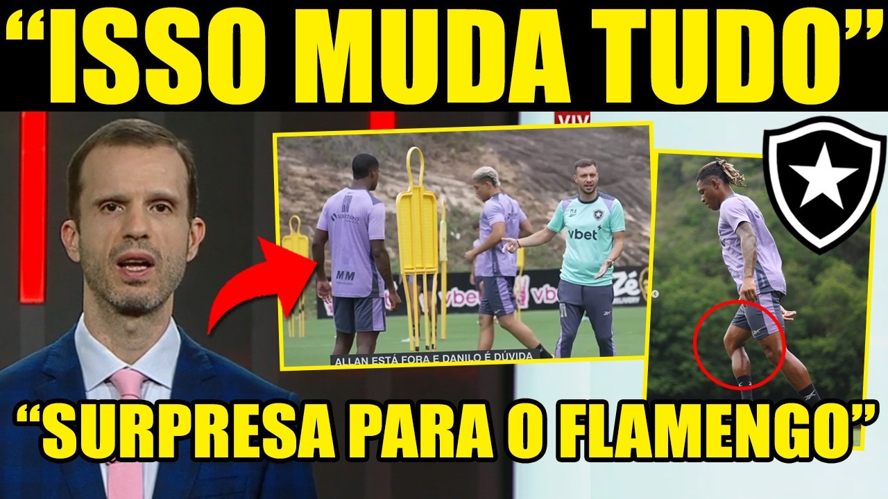 ANDRE CONFIRMA!! ANSELMI PREPARA SURPRESA PARA O JOGO BOTAFOGO X FLAMENGO COM REFORÇOS