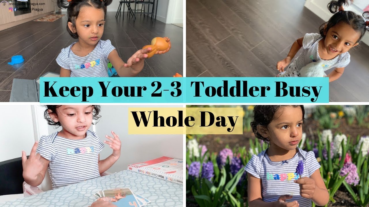 How To Entertain A Toddler At Home | Toddler Learning Activities At Home