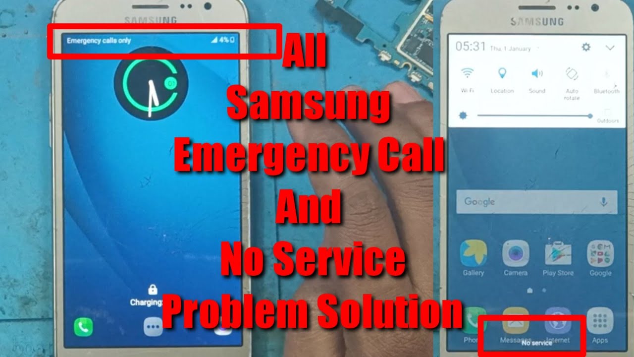 Emergency calls only problem samsung