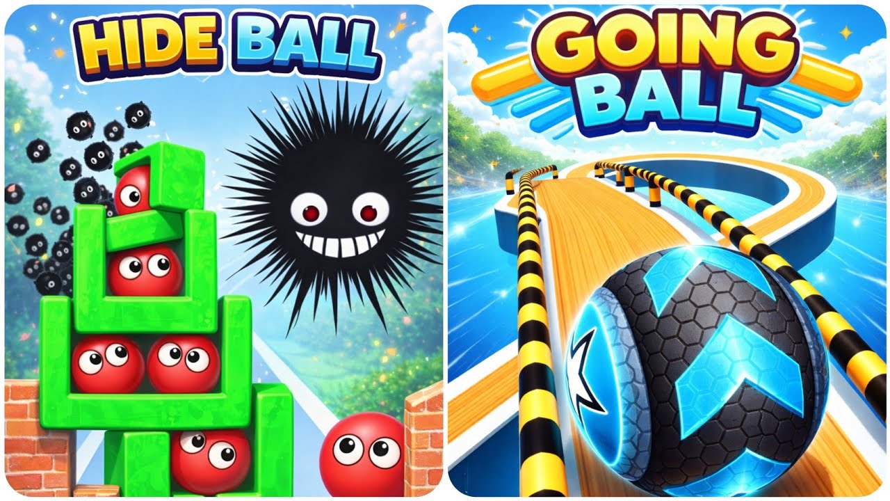 Noob Vs Pro  Hide Ball  Vs Going Ball Run    android max level gameplay walkthrough Ep-03