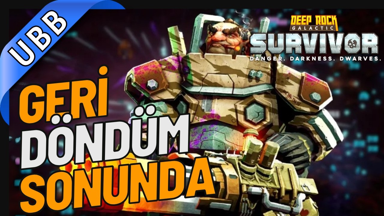 GERİ DÖNDÜM!!! | Deep Rock Galactic: Survivor Türkçe Oynanış | #UfakBirBakış