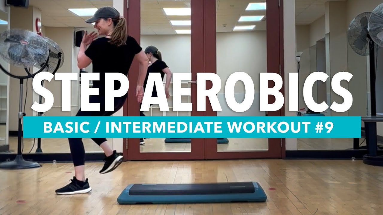 Basic - Intermediate Step Aerobics Workout #9 (43 MIN)